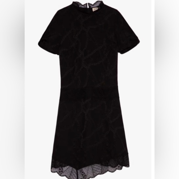 Zadig & Voltaire Roberts Jac Chain Dress- Black - Picture 6 of 6